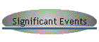 Significant Events