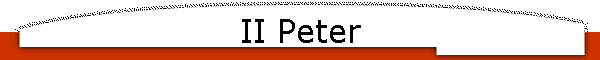 II Peter
