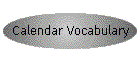 Calendar Vocabulary