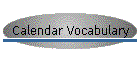 Calendar Vocabulary