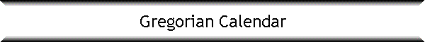 Gregorian Calendar